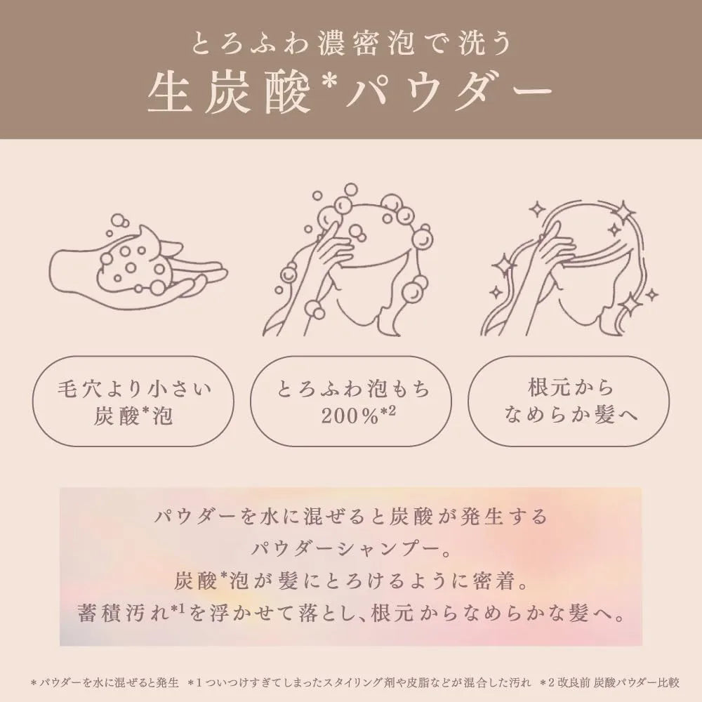 Melt Creamy Melt Powder 10 Packets Bicarbonic Acid Head Spa Care