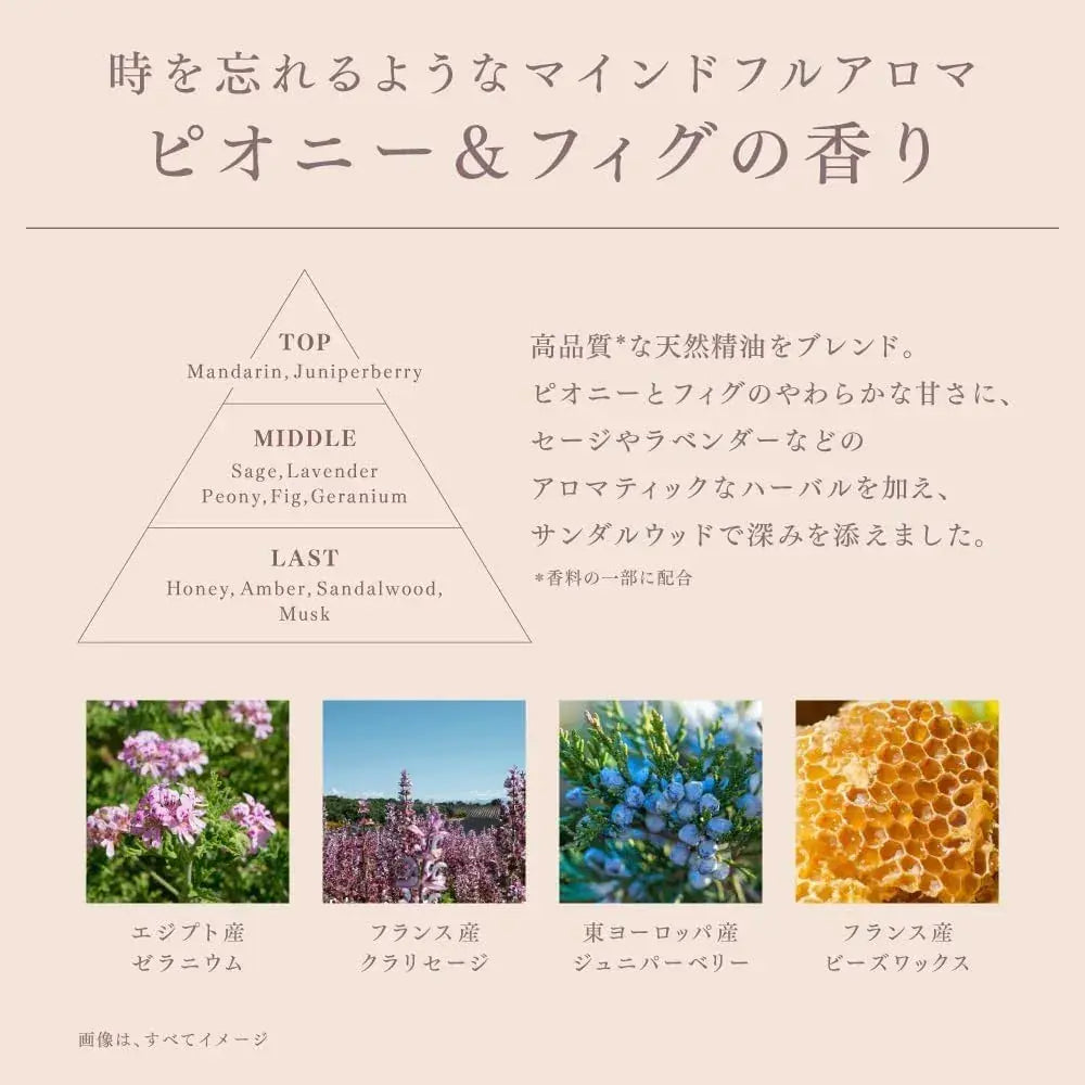 Melt Smooth Oil 80ml Peony Fig Scent Hair Oil Silky Shine