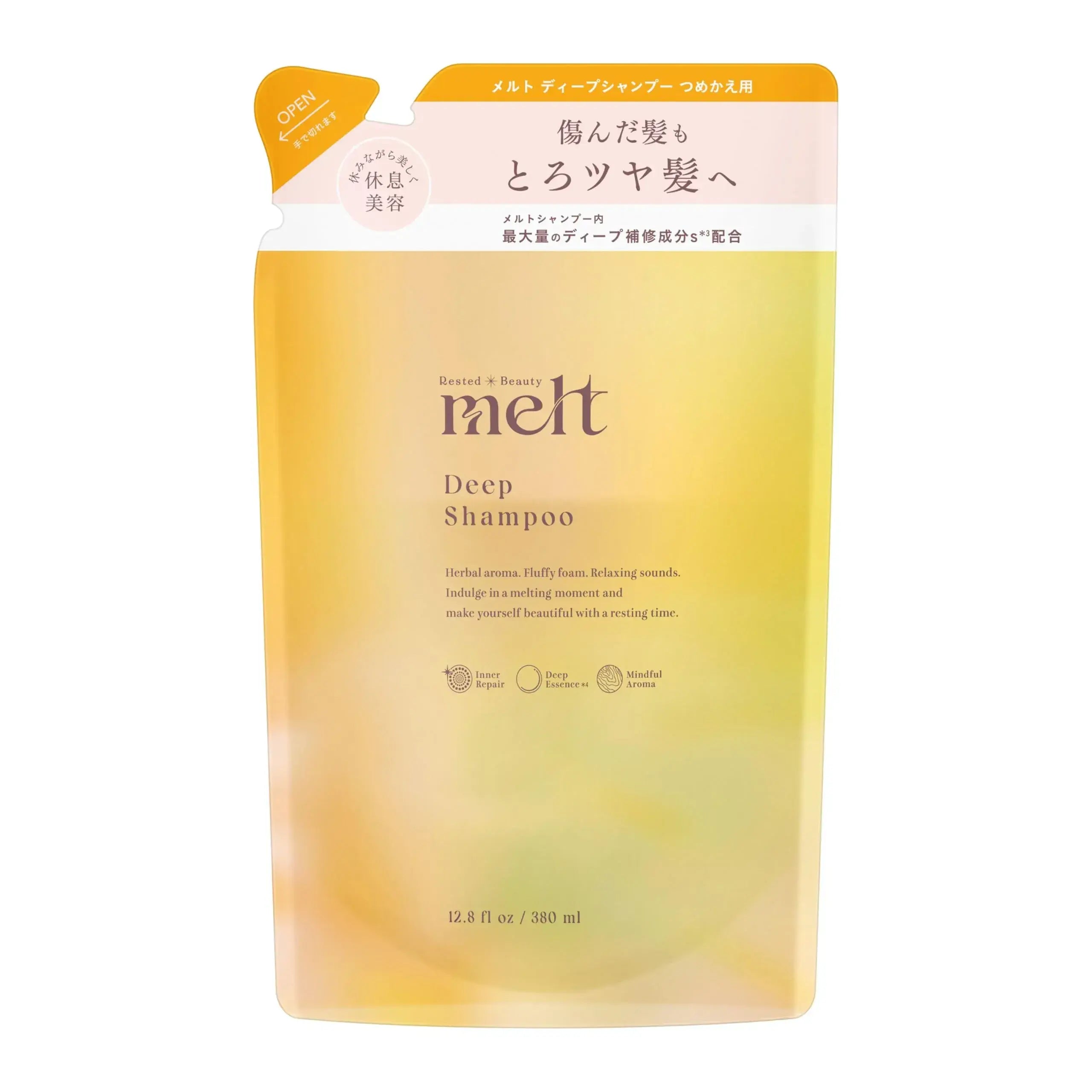 Melt Sparkling Care Moist Oil Hair and Beauty Spray - Deep Refill Shampoo - 4901301463708