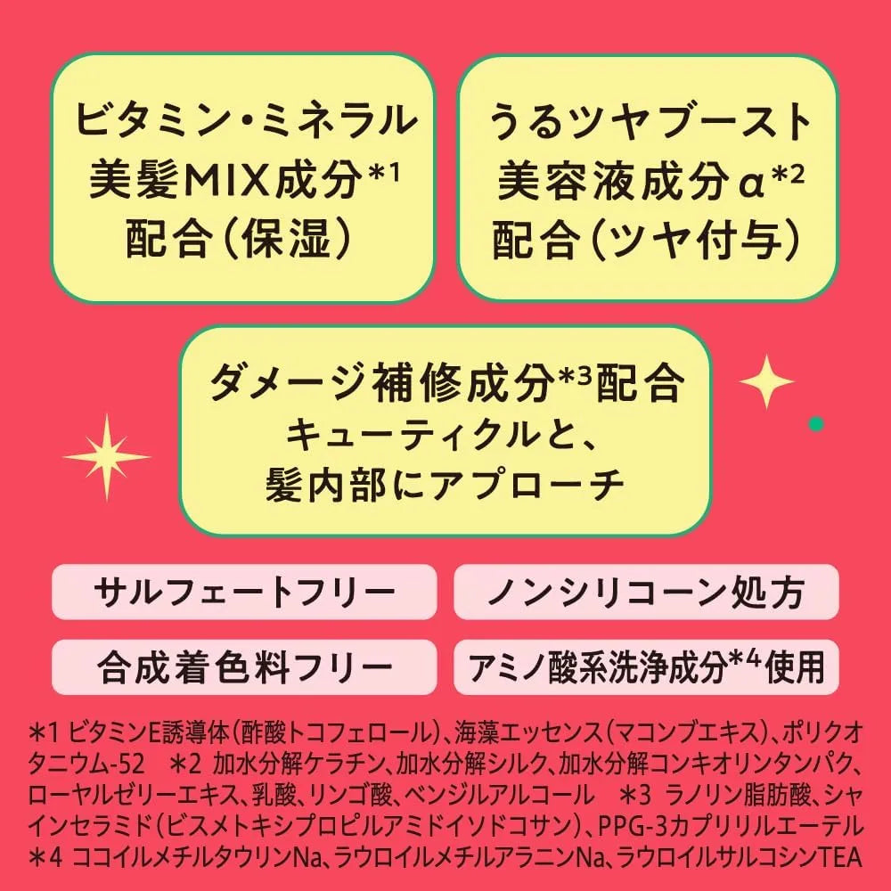 Mememe Moist Boost Shampoo with Red Kiwi and Freesia Scent