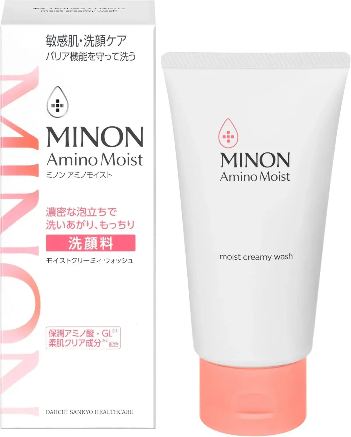 Minon Amino Moist Creamy Wash 100g Sensitive Skin Hypoallergenic