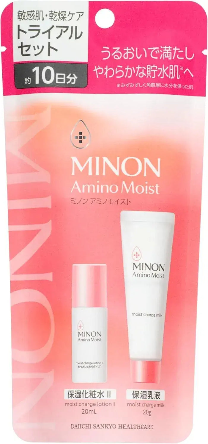 Minon Amino Moist Trial Set Hypoallergenic for Sensitive Skin