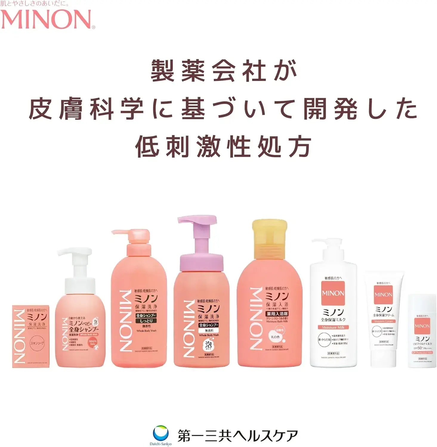 Minon Full Body Moisturizing Milk for Sensitive Skin Prevents Rashes