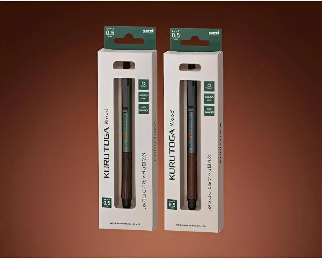 Mitsubishi Pencil Kurutoga Wood Mechanical Pencil 05mm