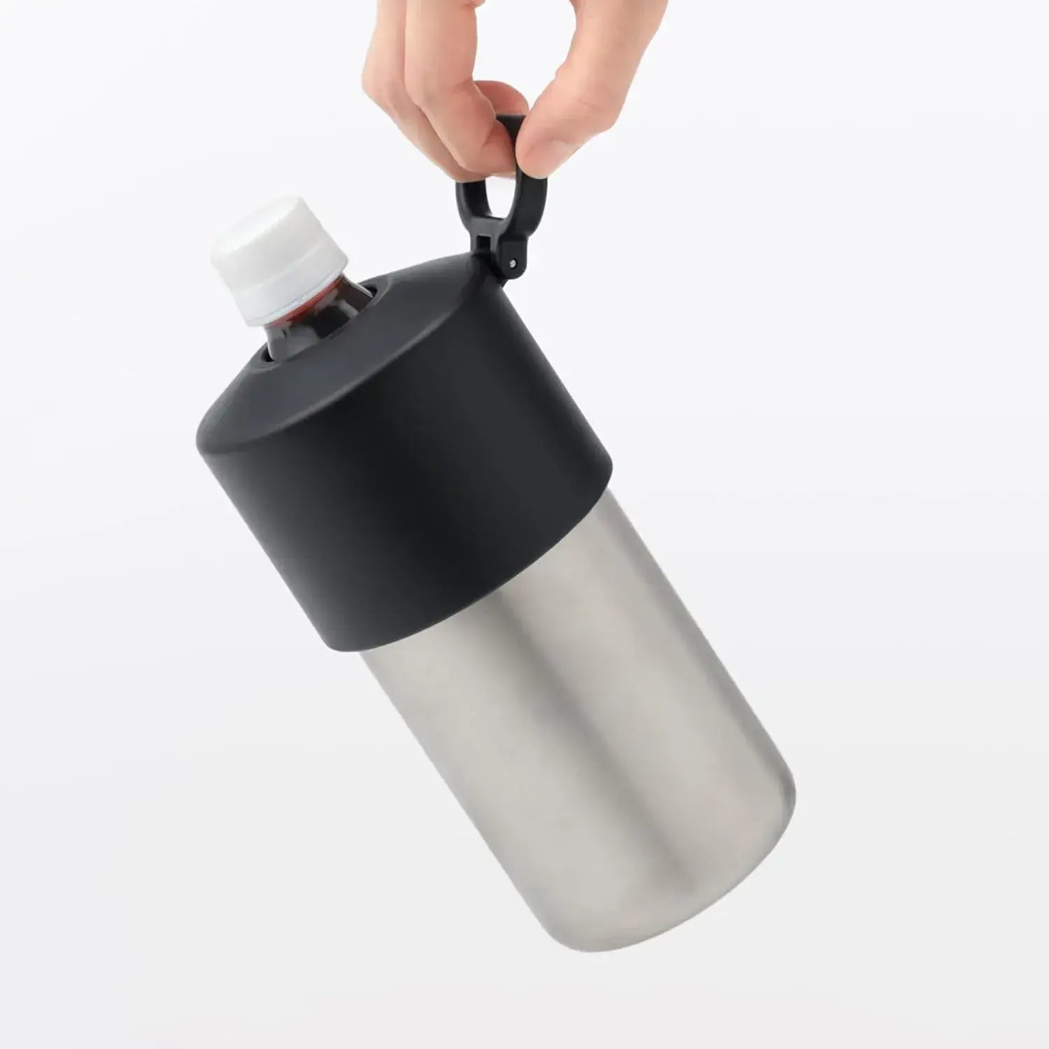 Muji Cold Bottle Cooler Holder with Collapsible Handle