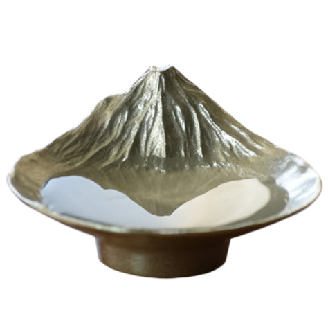 Nagae Gingado Tin Mount Fuji Sakazuki Sake Cup