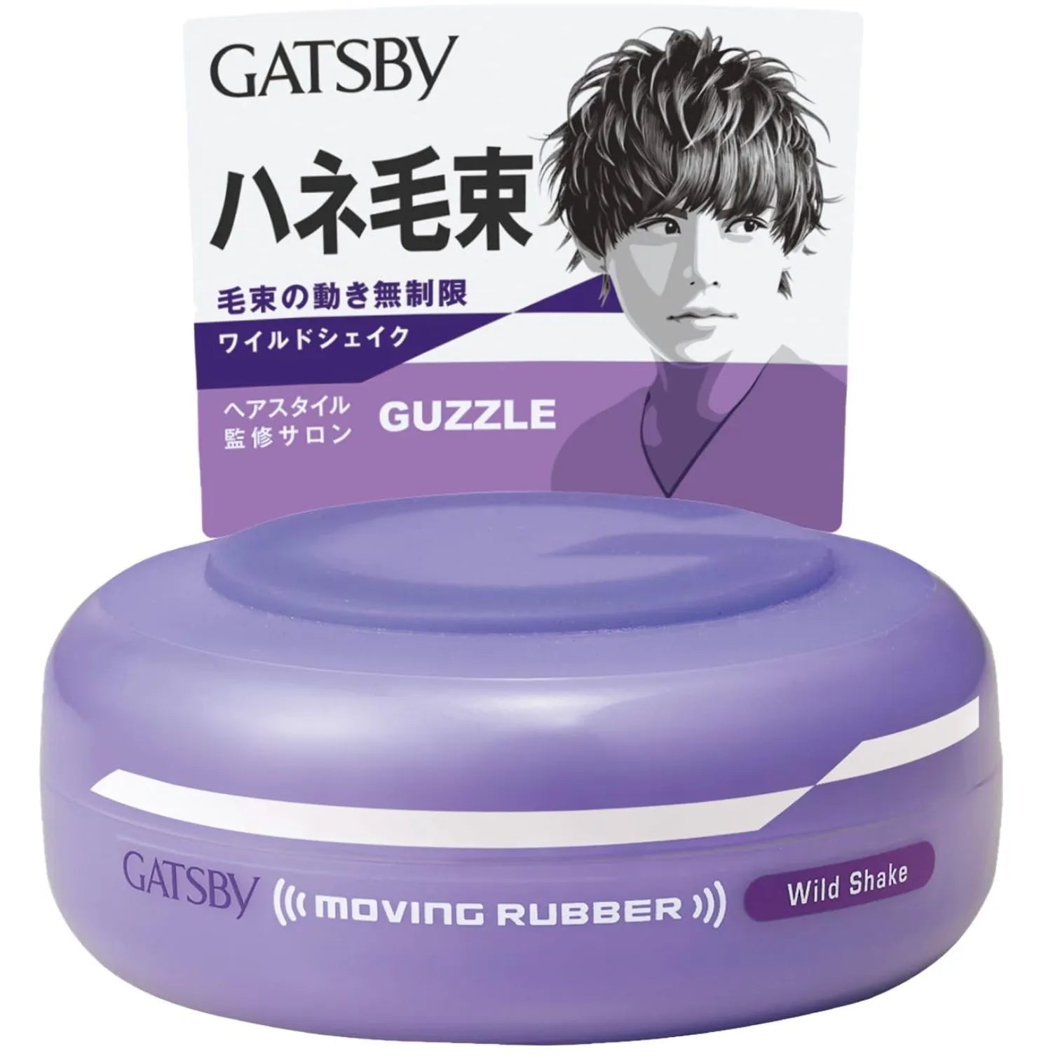 Gatsby Mandom Moving Rubber Hair Wax Wild Shake 80g