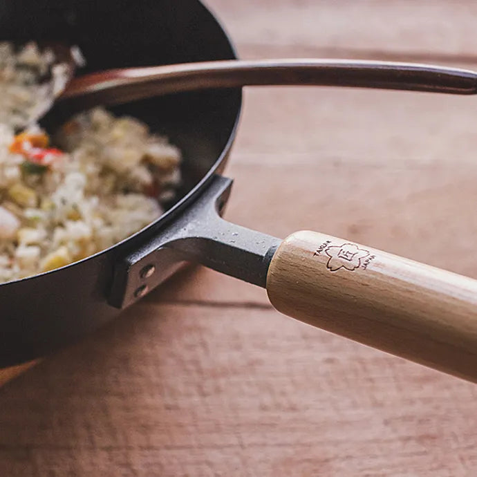 Takumi Japan Magma Plate Iron Stir Frying Pan 28cm