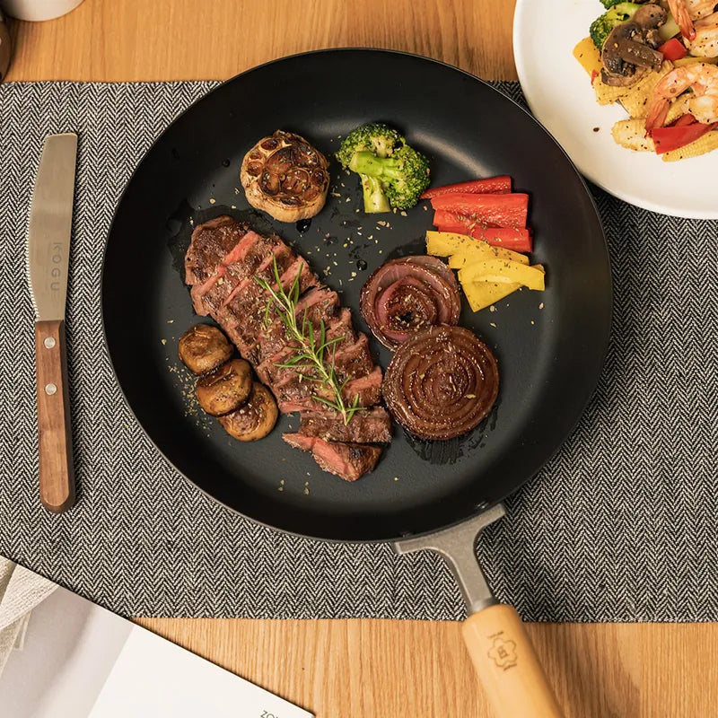 Takumi Japan Magma Plate Iron Frying Pan 26cm