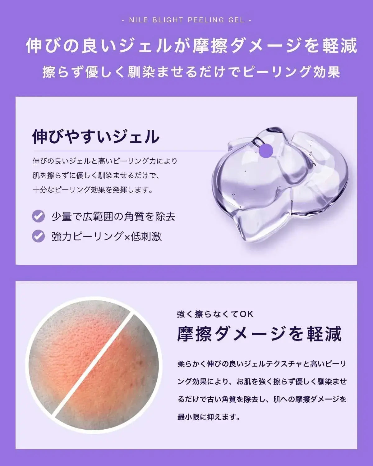 Nile Peeling Gel for Exfoliating and Removing Dead Skin Face