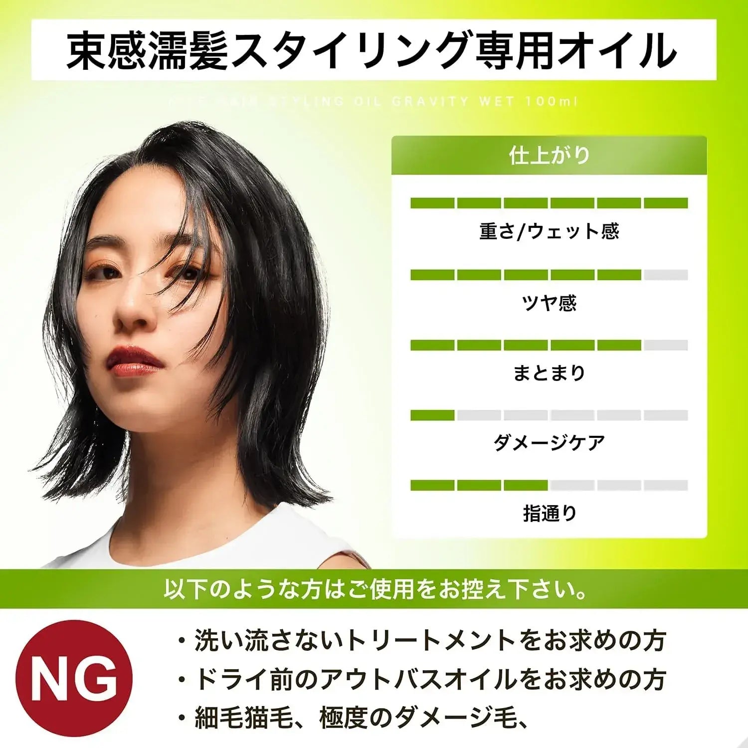 Nile Styling Hair Oil Gravity Wet Scented Apple Fleur