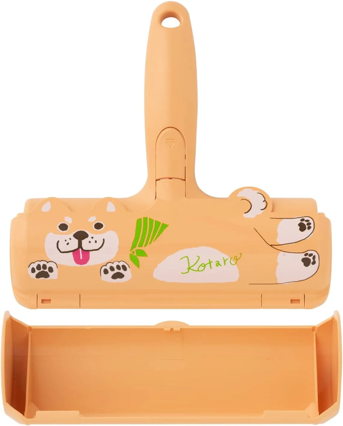 Nippon Seal Pakupaku Roller Kotaro N76KT Shiba Inu Pet Hair Loss Cleaner for Dogs and Cats PACPAK