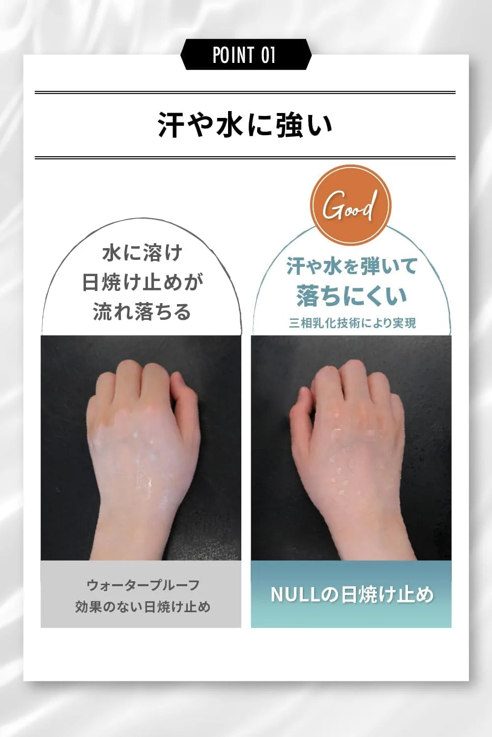 NULL Sunscreen Men Waterproof Face and Full Body SPF50 PA Long UVA Compatible 1.4 oz by MENS NULL