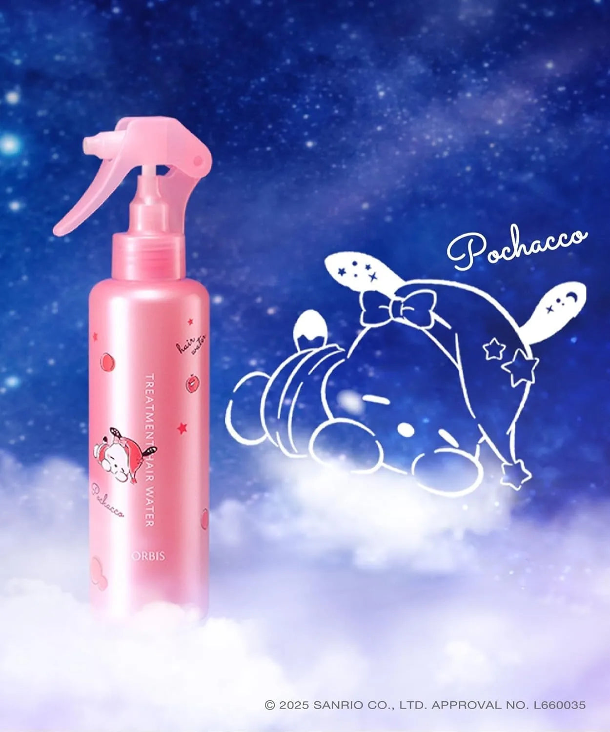 Orbis Treatment Hair Water Sanrio Limited Edition 180ml Bottle