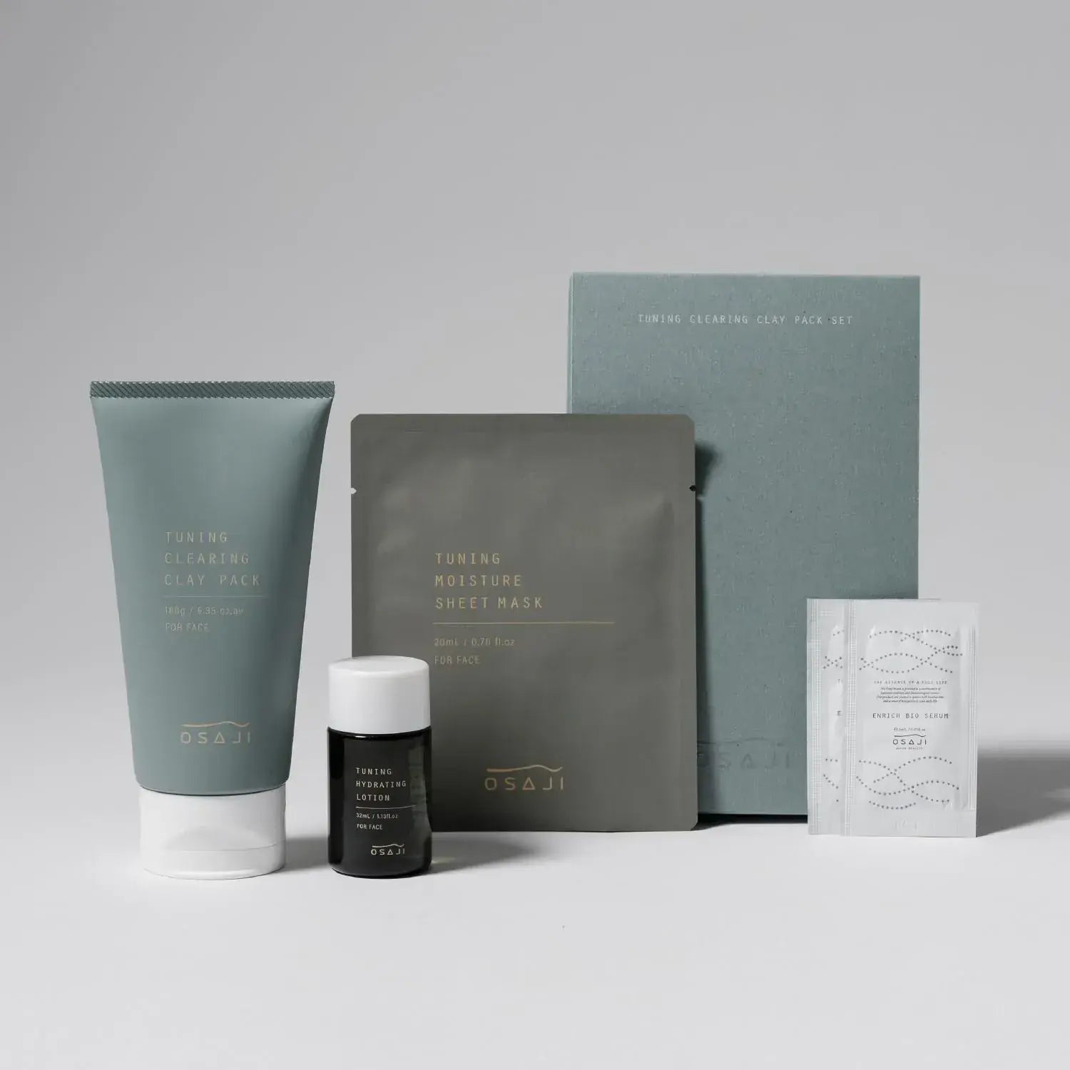 Osaji Tuning Clearing Clay Pack Set Limited Edition Skincare