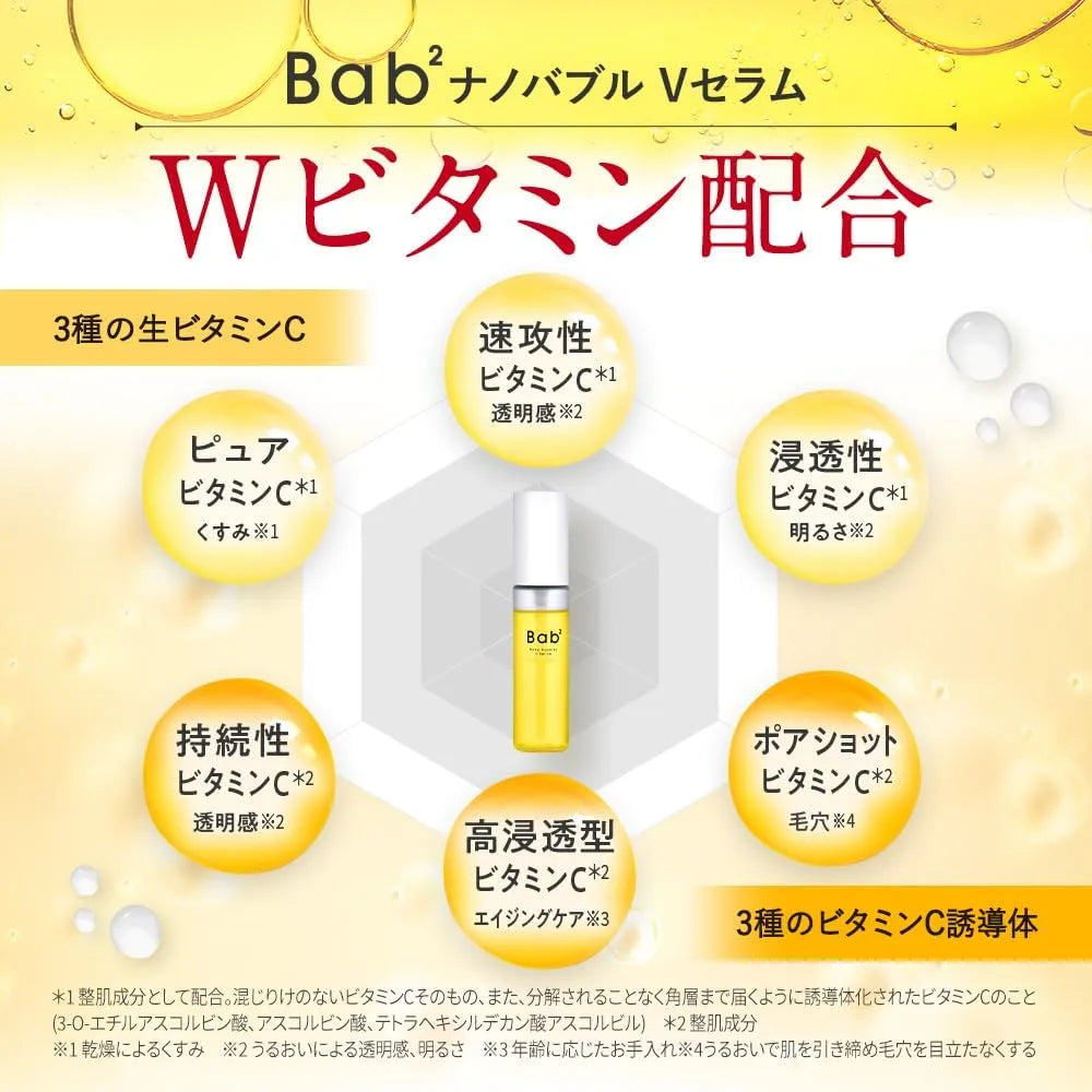 OZIO Bab2 Hungyodon Nano Bubble Infused Beauty Serum Raw Vitamin C