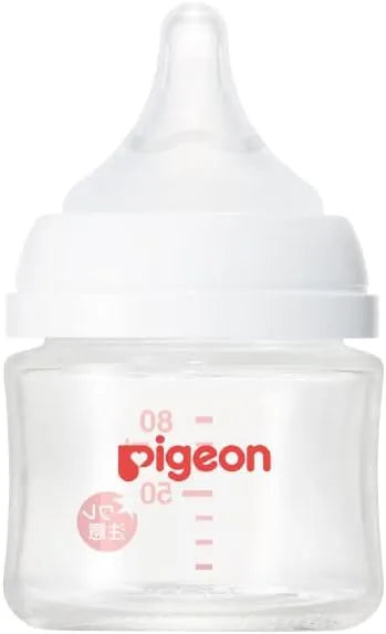 Pigeon Breast Milk Feeding Nursing Bottle Fast Cooling Heat-Resistant Glass - 80ml
- 4902508024464