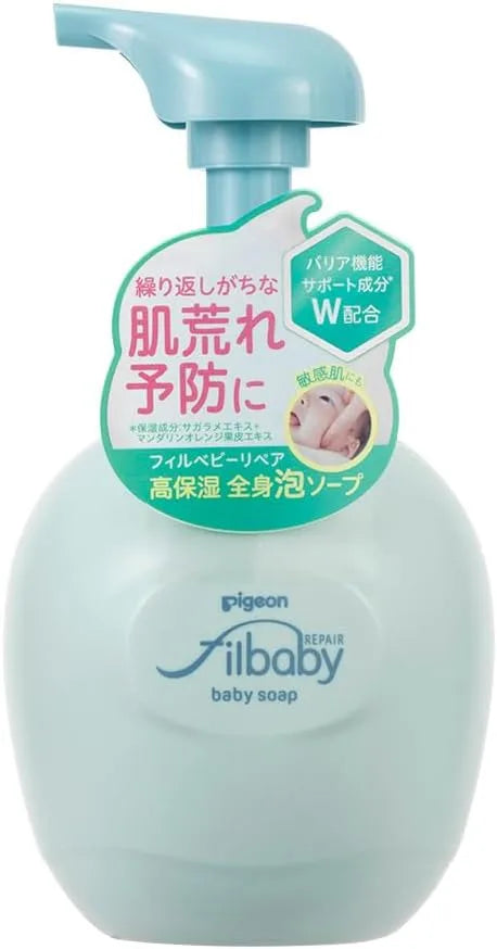 Pigeon Full Body Foam Soap for Baby Gentle Cleansing
