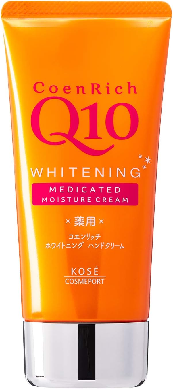 Hair Coenrich Q10 White Hand Cream 80G par Kose - Hydratant & Éclaircissant