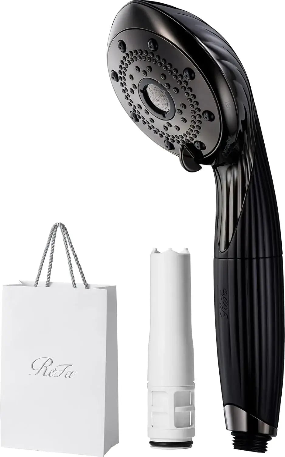 ReFa Fine Bubble Pure Facial Cleansing Device with Cartridge - 2 Black - 4974011805502