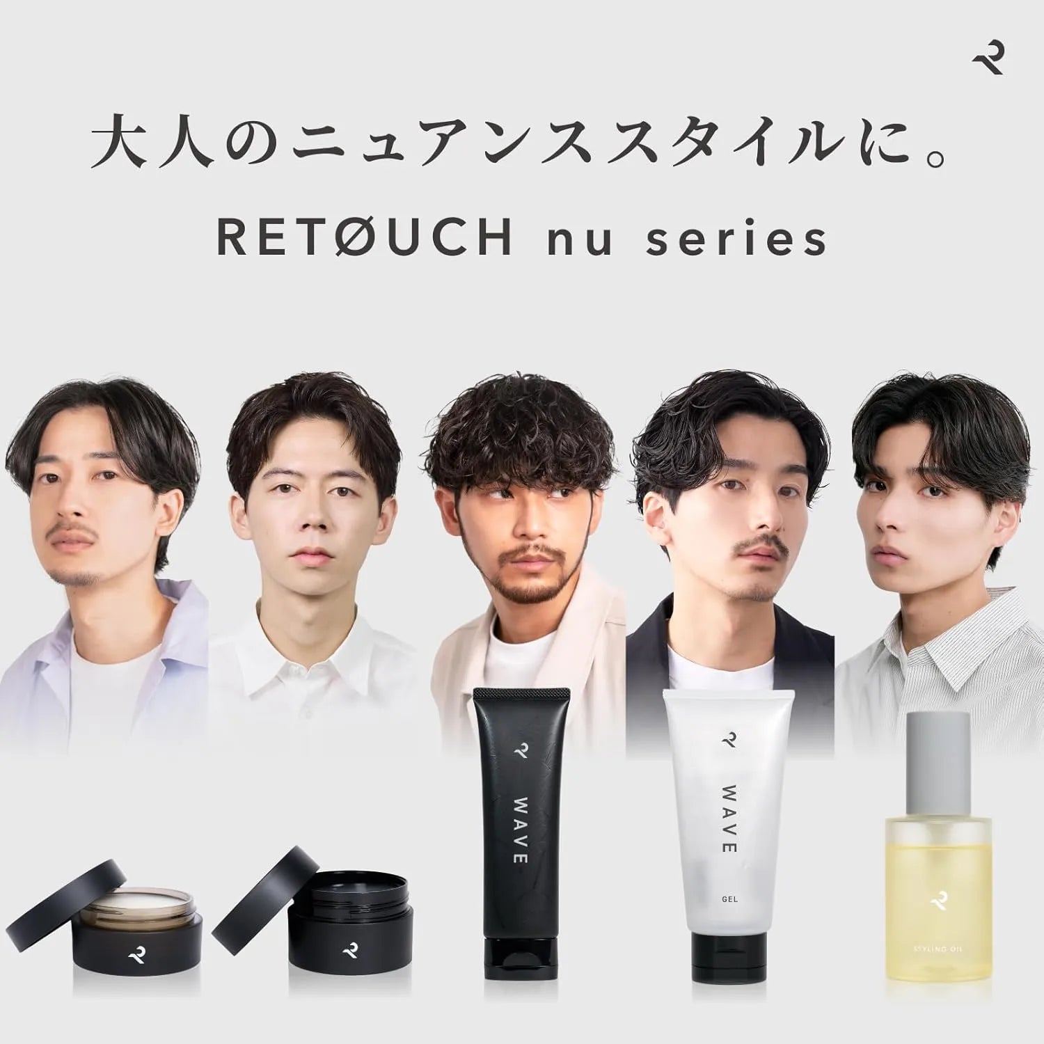 Retouch Wave Wax for Men Curly Hair Styling 3.2 oz 90g