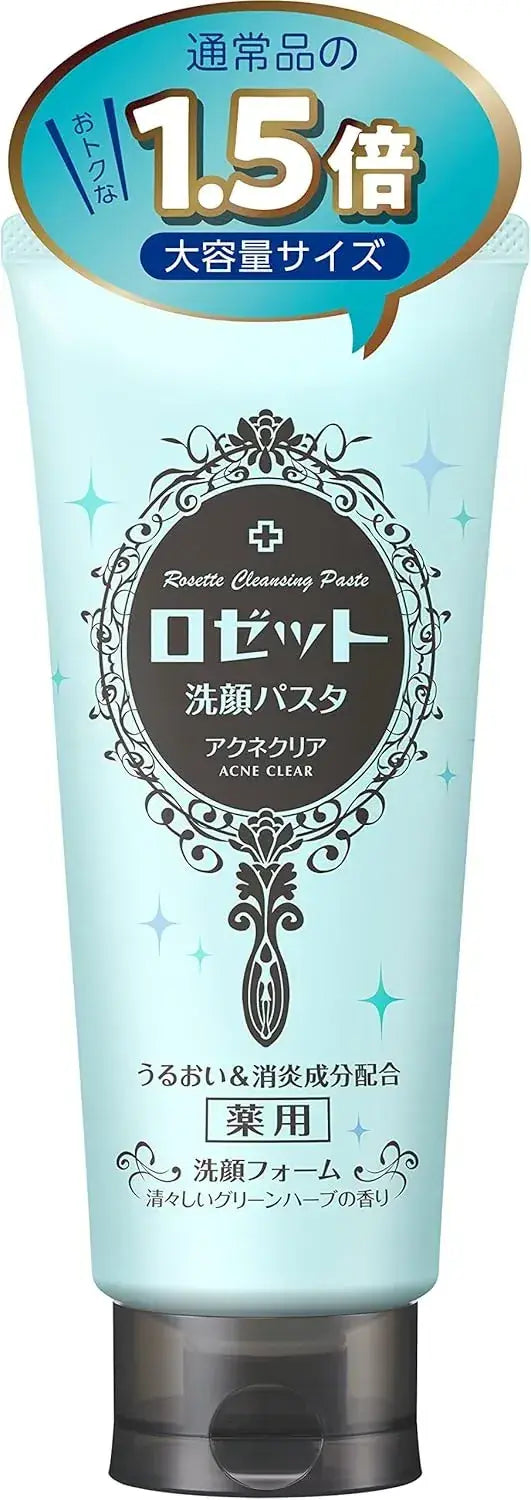 Rosette Cleansing Paste Acne Clear Medicated Face Cleanser