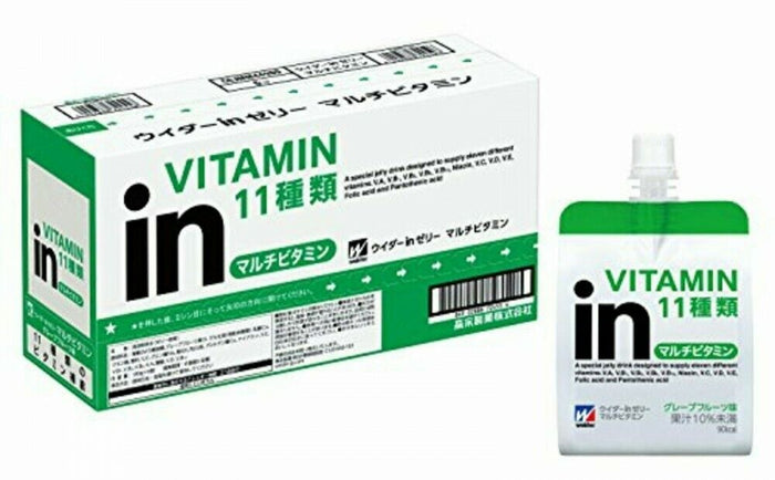 Morinaga Multivitamin Jelly Drink Grapefruit Flavor 180G Pack of 6