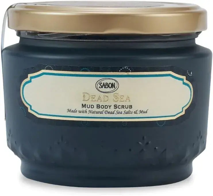 Sabon Black Body Scrub Dead Sea Salt Aromatic Green Scent 320g