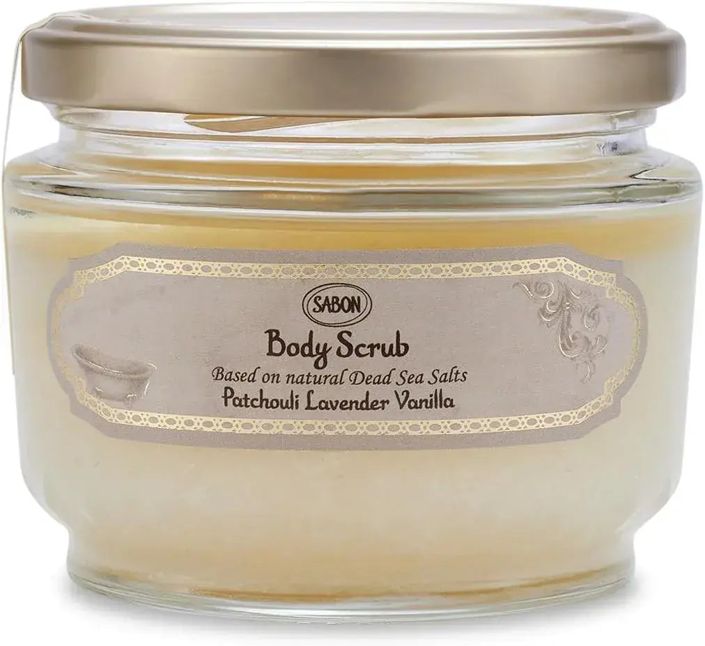 Sabon Body Scrub Exfoliating Skin Care - Patchouli Lavender Vanilla 320g - 4570109763022