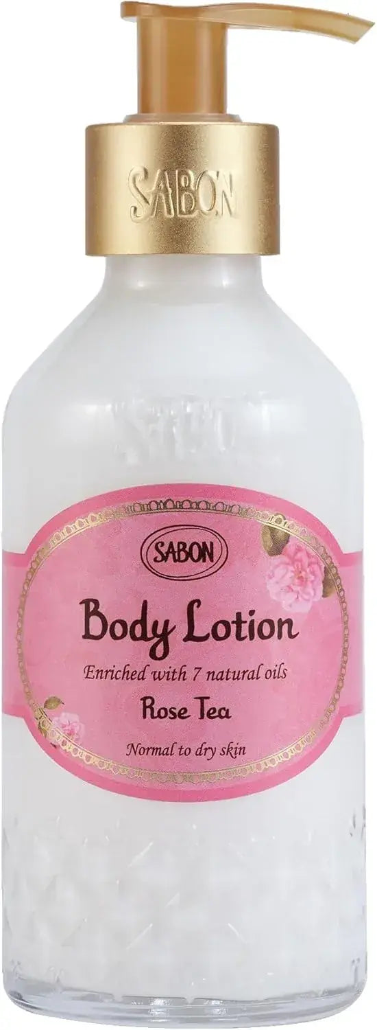 Sabon Rose Tea Body Lotion 200ml Hydrating Moisturizer