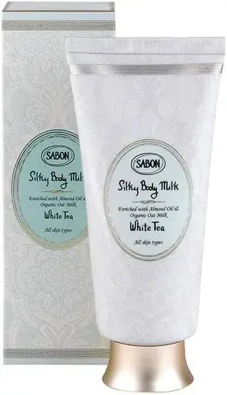 Sabon Silky Body Milk White Tea 7.8 fl oz Moisturizing Lotion