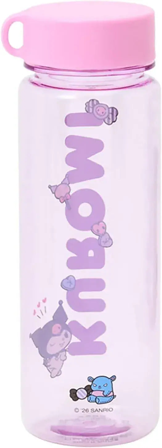 Sanrio Clear Bottle with Strap Direct Drinking Cold Water Only
