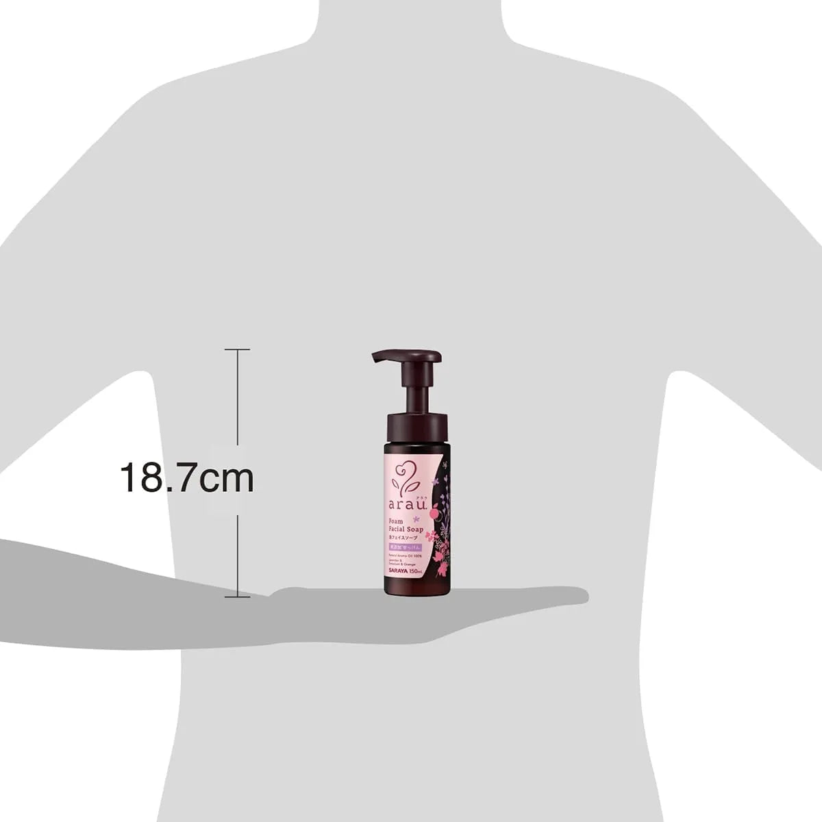 Saraya Alau Foaming Face Soap 5.1 fl oz Gentle Cleansing Foam