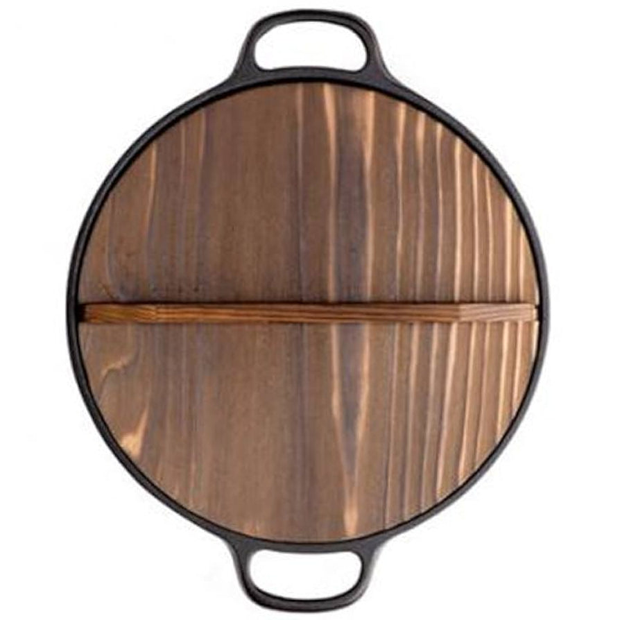 Seieido 26Cm Japanese Cast Iron Sukiyaki & Gyoza Pan