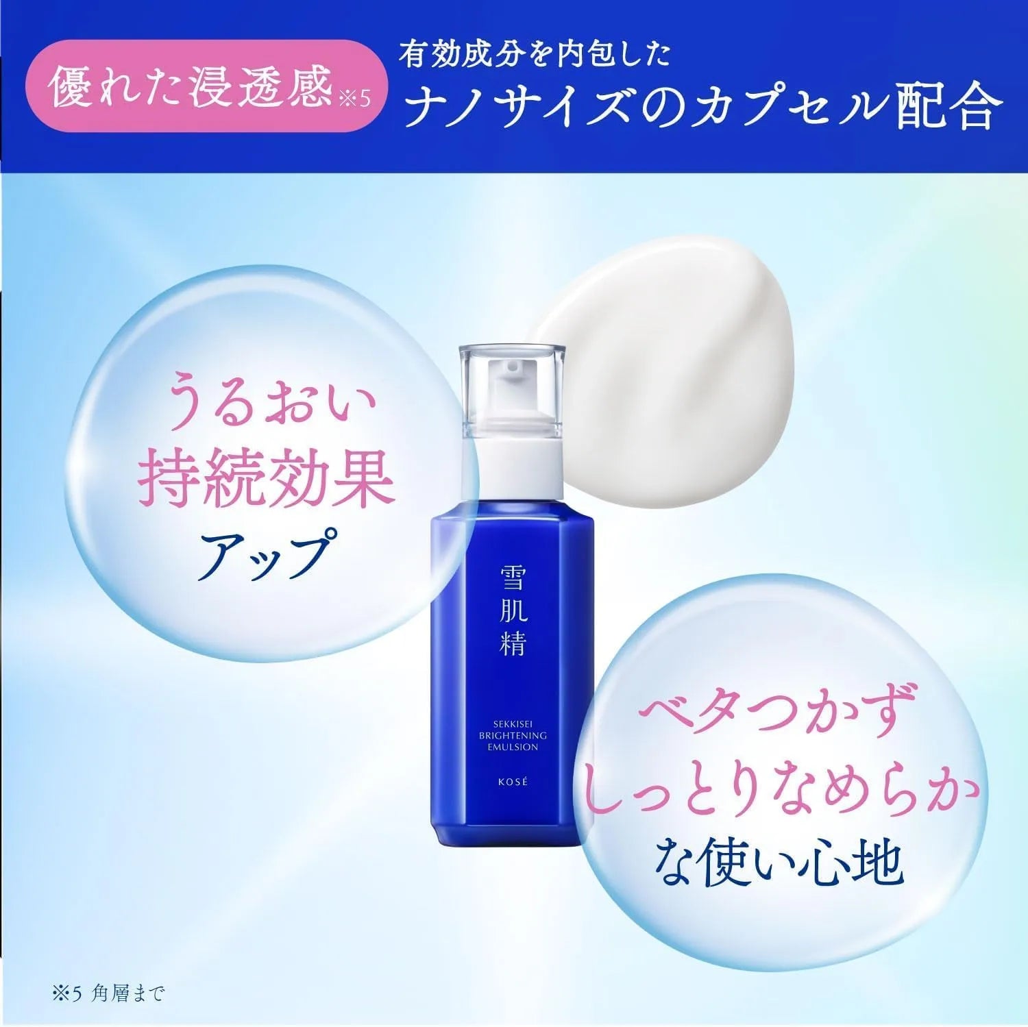 Sekkisei Whitening Emulsion 20mL Medicated Brightening Lotion for Skin Care