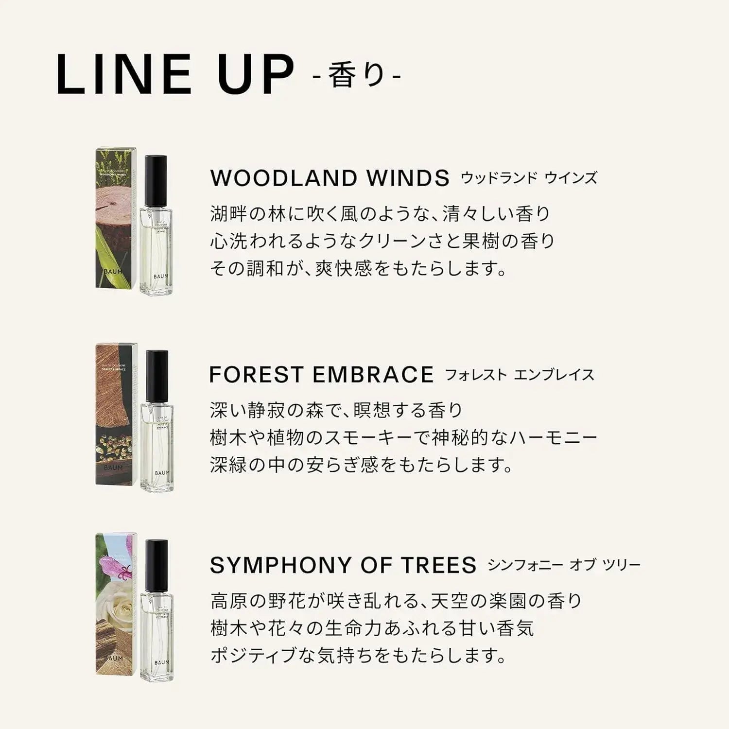 Shiseido Japan Baum Eau Decolon Forest Embrace Perfume