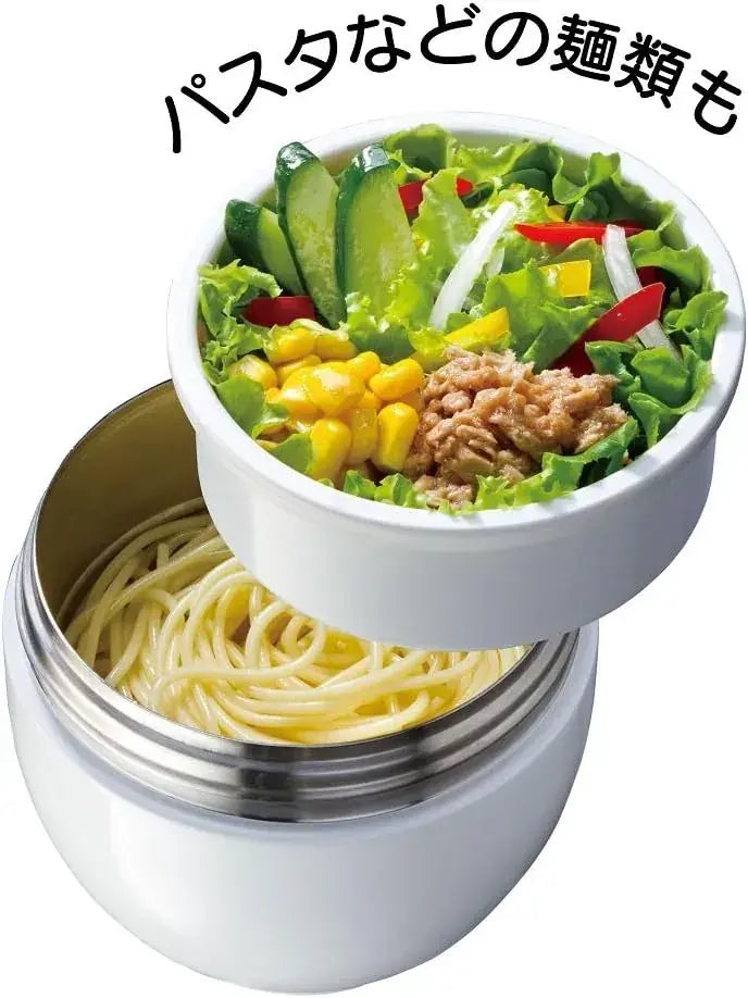 Skater Antibacterial Thermal Lunch Box Ron-Shaped Lunch Jar