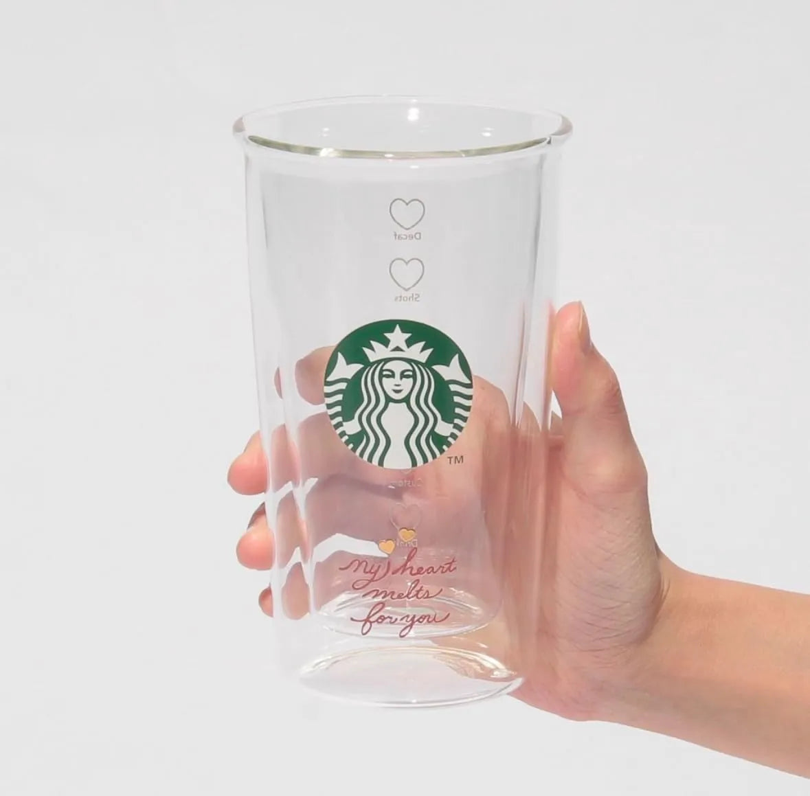 Starbucks Valentine 2026 Double Wall Heat Resistant Glass 355ml