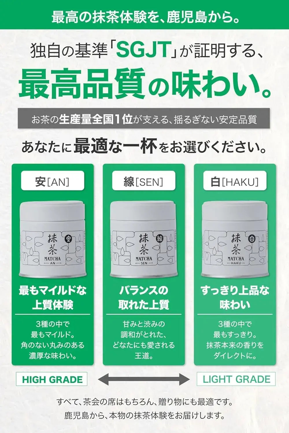 Susumuya Tea SGJT Matcha Powder 30g Made in Kagoshima Japan