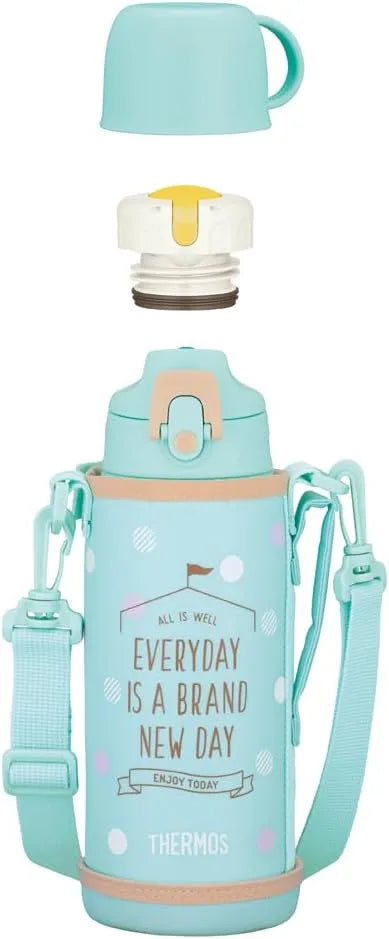 Thermos FJJ-802WF Vacuum Insulated 2-Way Bottle 0.8L Beige Black Thermos - Mint Beige 800ml
- 4562344402989