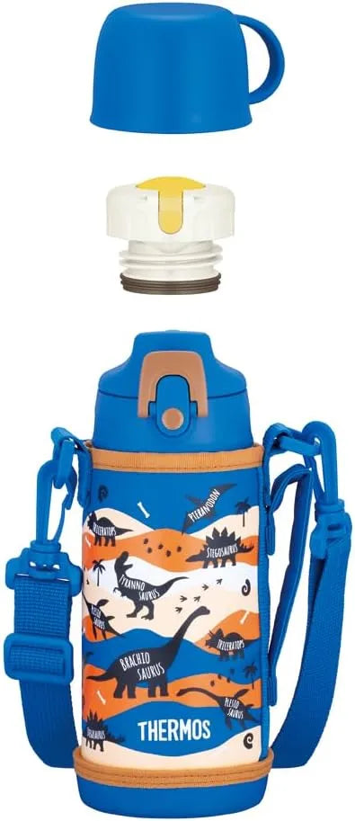 Thermos FJJ-802WF Vacuum Insulated 2-Way Bottle 0.8L Beige Black Thermos - Blue Brown 600ml
- 4562344402958