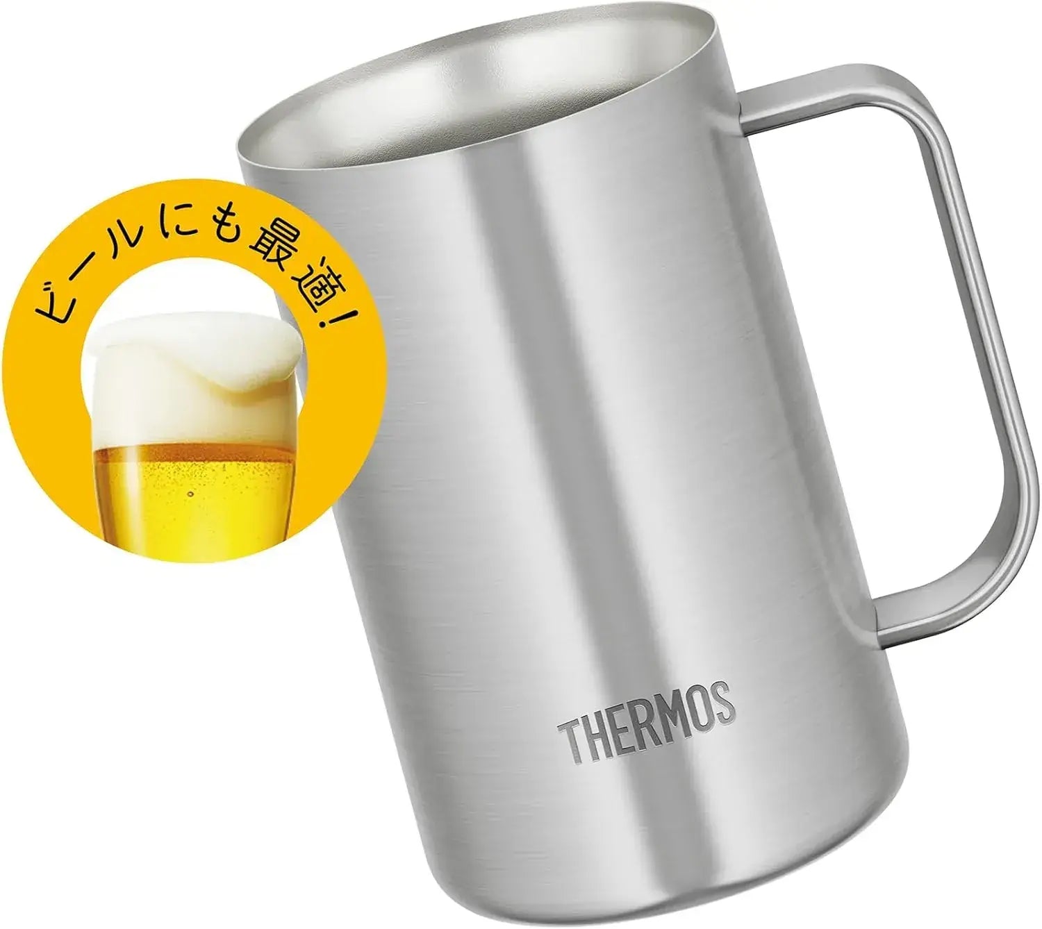 Thermos JDK-601 S1 Vacuum Insulated Stainless Steel Mug Dishwasher Safe