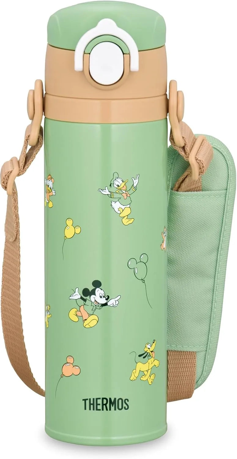 Thermos JOI-501DS POP Vacuum Insulated Kids Mobile Mug 16.9 fl oz Minnie Pop Pink with Removable Strap Shoulder Thermos - Mickey Green
- 4562344396202