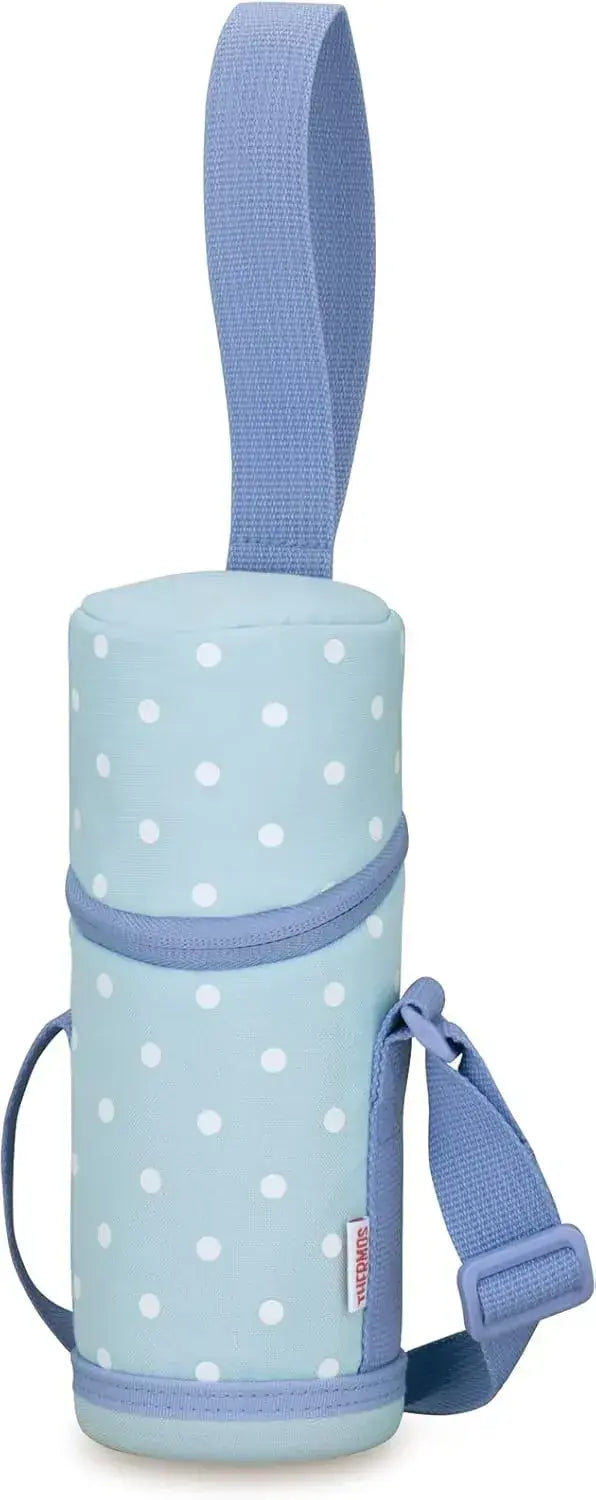 Thermos MYbottle Pouch with Strap Carrying Case - Dot Blue 350-400ml - 4562344396646