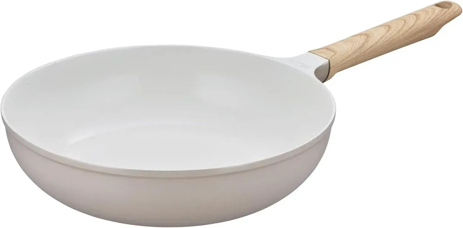 Thermos ThermoProtect Frying Pan 10.2 Inch Greige IH Gas Compatible