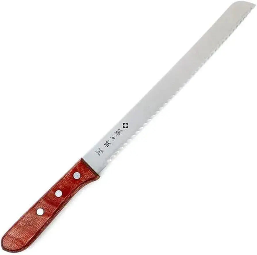 Tojiro F-737 Pan Slicer 9.3 Inch Stainless Steel Corrugated Blade