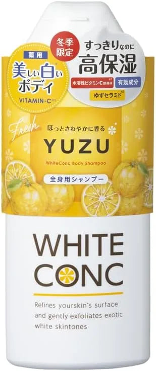 White Conc Body Shampoo Yuzu Scent 11.5 fl oz Whitening Moisturizing