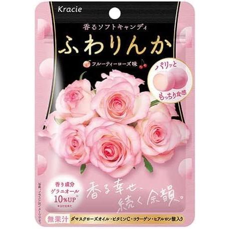 Kracie Fuwarinka Beauty Soft Candy Fruity Rose Flavor 35g Pack