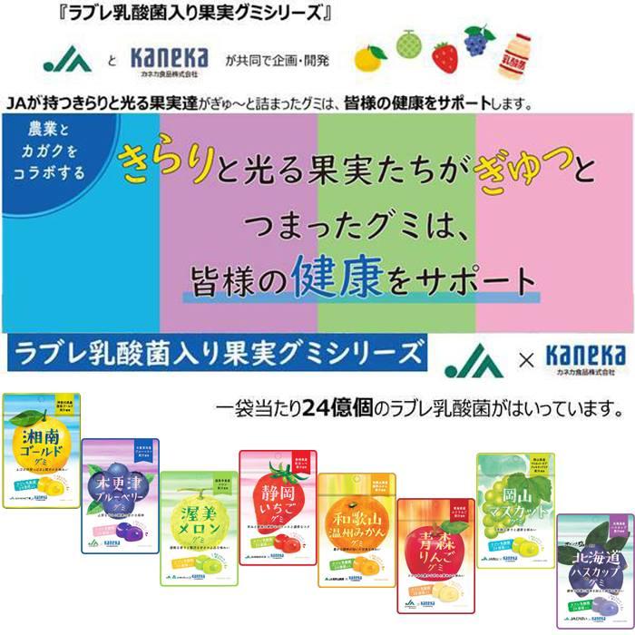 Kaneka Juicy Japanese Strawberry Gummies 40g