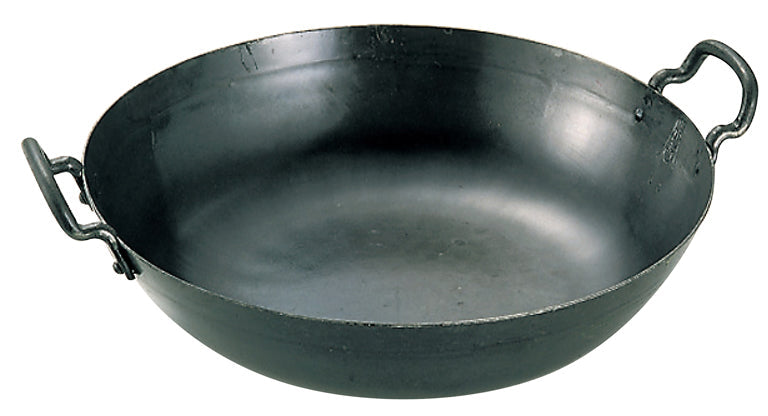 Yamada Hammered Iron Tempura Pan 33cm